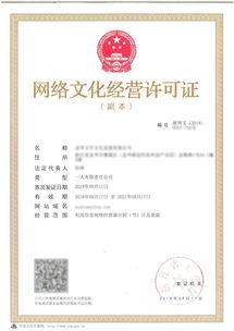 浙江杭州新成立公司辦理網(wǎng)絡(luò)文化經(jīng)營許可證全指南
